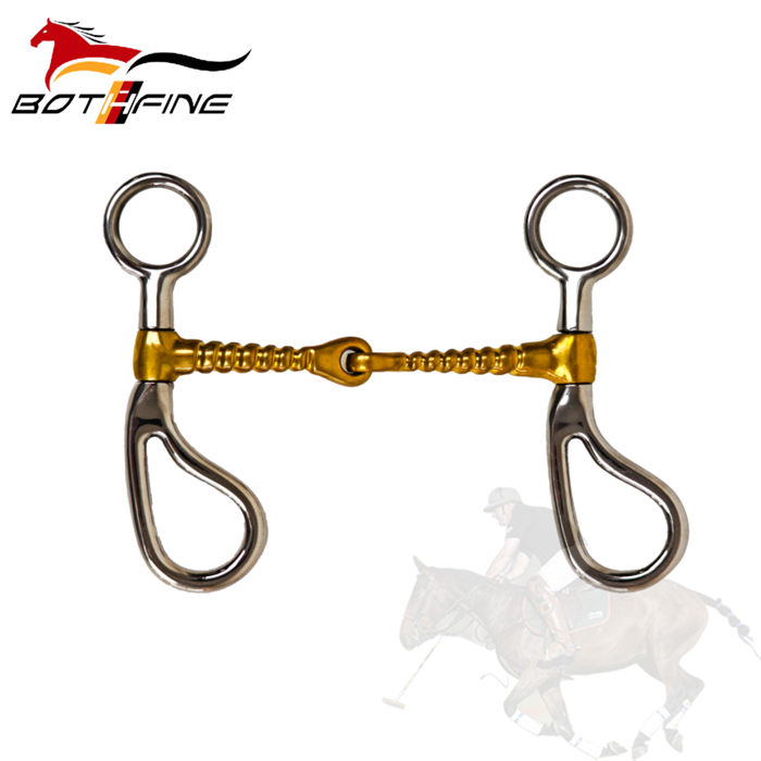 Practical Horse Snaffle Bits Stainless Steel for Competition Performance Racetrack Training